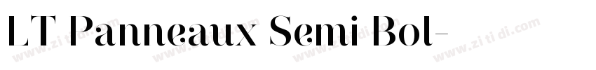 LT Panneaux Semi Bol字体转换